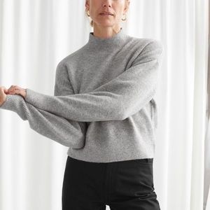 & Other Stories Mock Neck Sweater